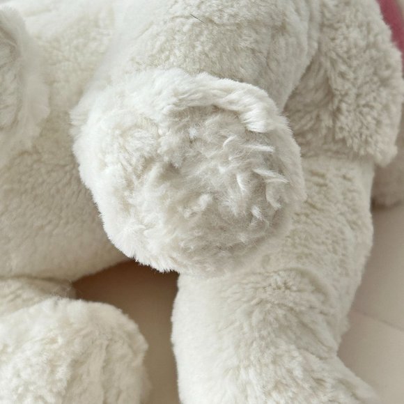 Disney Store Marie The Cat Aristocats Plush Stuffed Animal Toy White w/ Pink Bow - Picture 9 of 15